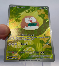 Pokemon Perfect Order IR Lot/3 - Rowlet IR, Dedenne IR, Skarmonry ex - Clean! - Image 4