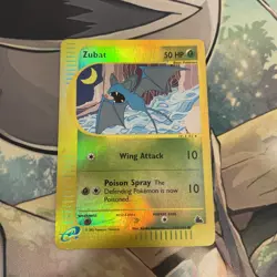 Zubat - 118/144 - Skyridge E-Reader Reverse Holo - Pokemon TCG 2003 - MP - Image 3