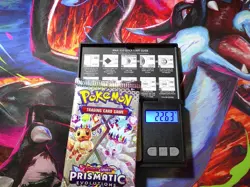 VERY HEAVY! GOD PACKUU SIRUU 22.63g Prismatic Evolutions Pokemon Booster - Image 1