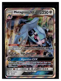 Pokemon SM - Guardians Rising #85/145 Metagross GX - Image 1