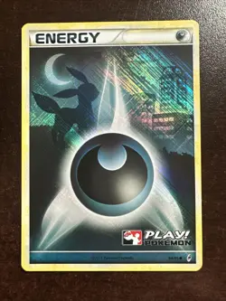 Darkness Energy 94/85 Crosshatch Holo Pokemon Call Of Legends Play! Promo NM/VLP - Image 1