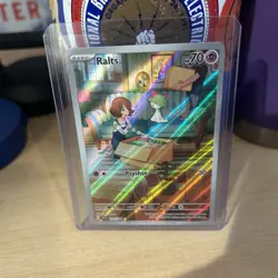 Pokemon TCG Ralts 211/198 Full Art Ultra Rare Near Mint Condition - Image 1