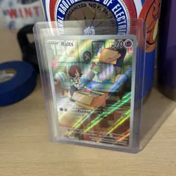 Pokemon TCG Ralts 211/198 Full Art Ultra Rare Near Mint Condition - Image 2