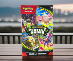 Pokemon TCG: Mega Evolution-Perfect Order Booster Bundle (6 Packs) New Sealed - Image 4