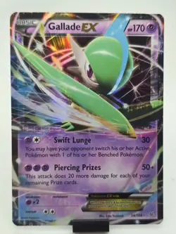 2015 Pokemon Roaring Skies Gallade EX 34/108 LP - Image 1