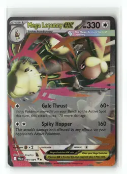 Mega Lopunny ex 084/094 Double Rare Phantasmal Flames Pokemon Holo Near Mint - Image 1