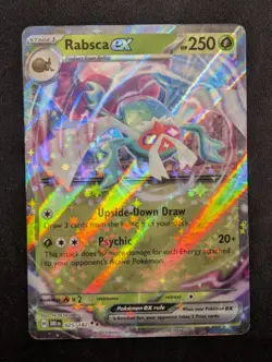 Rabsca ex 025/182 DRI SV10: Destined Rivals Holo NM Pokemon TCG - Image 1