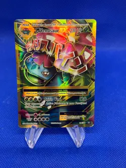 Pokemon XY Evolutions Mega M Venusaur EX 100/108 Full Art Ultra Rare HP/CREASED - Image 1