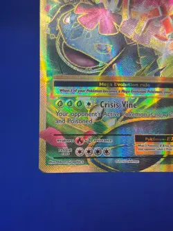 Pokemon XY Evolutions Mega M Venusaur EX 100/108 Full Art Ultra Rare HP/CREASED - Image 5
