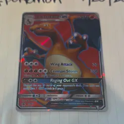 Pokemon Charizard GX SM60 Sun & Moon Promo Full Art Holo English - Image 1