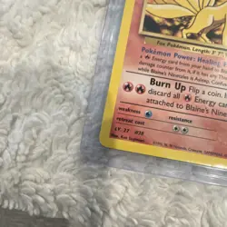 Pokemon Blaine's Ninetales 60 HP Gym Challenge 21/132 Rare 2000 TCG - Image 3