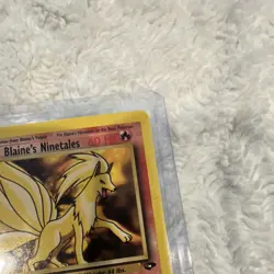Pokemon Blaine's Ninetales 60 HP Gym Challenge 21/132 Rare 2000 TCG - Image 5