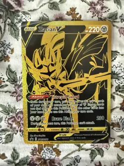 Zacian V Full Art Promo SWSH076 Sword & Shield Pokemon TCG - Image 1