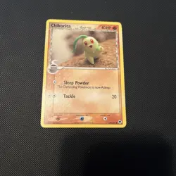 Pokemon Chikorita (Delta Species) 44/101 Dragon Frontiers Common - Image 1