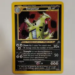Pokemon Tyranitar 12/75 Neo Discovery Holo Rare Stage 2 2001 English - Image 1