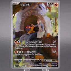 Torkoal - 172/167 Illustration Rare SV06: Twilight Masquerade Pokemon TCG NM - Image 1