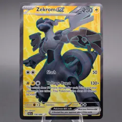 Zekrom ex 158/086 Secret Rare SV: Black Bolt Pokemon TCG NM - Image 1