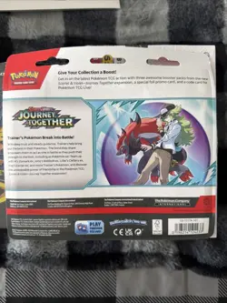 Pokemon TCG: Scarlet & Violet Journey Together 3-Pack Blister Scrafty Promo - Image 2