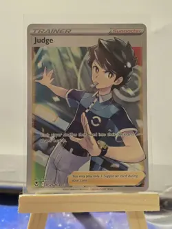 Pokemon Judge TG25/TG30 Silver Tempest Trainer Gallery Full Art Holo - Image 1
