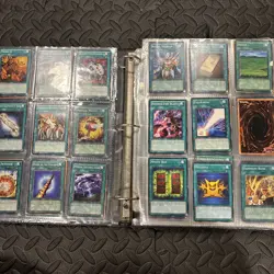 Vintage Yu-Gi-Oh Binder Collection Of Magic/Trap Cards Some First Edition Holos - Image 1