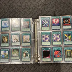 Vintage Yu-Gi-Oh Binder Collection Of Magic/Trap Cards Some First Edition Holos - Image 2