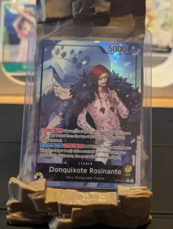 Donquixote Rosinante OP12-061 SP Leader ALT ART Extreme Kingdom One Piece TCG NM - Image 1