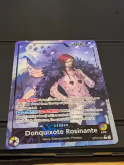 Donquixote Rosinante OP12-061 SP Leader ALT ART Extreme Kingdom One Piece TCG NM - Image 4