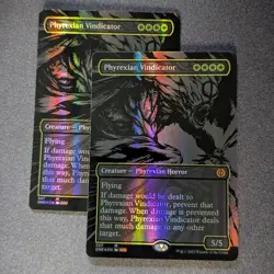 Phyrexian Vindicator (Oil Slick Raised Foil) [Phyrexia: All Will Be One] MTG NM - Image 2