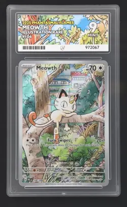 Pokemon TCG: Phantasmal Flames - Meowth 106/094 - ACE 9(FLASH SALE 🔥) - Image 1