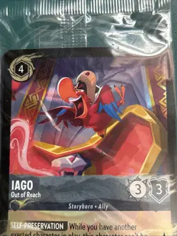 Exclusive D23 Disney Lorcana lago Out Of Reach Card. New In Package - Image 4