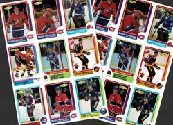 1986-87 OPC Oilers' Wayne Gretzky #260 Regular and Blank-Back 9-Card Panels - Image 1
