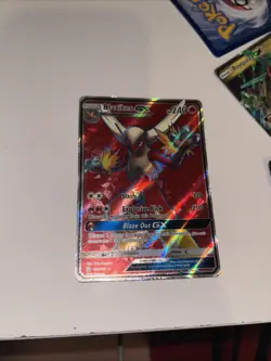 Pokemon TCG Blaziken GX Celestial Storm 153/168 Full Art Ultra Rare - Image 1