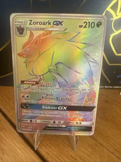 Pokemon Zoroark GX Holo Card 77/73 SM Shining Legends Secret Rare - Image 1