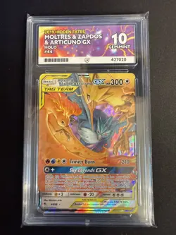 Moltres & Zapdos & Articuno GX 44/68 Ace 10 Hidden Fates - Image 3