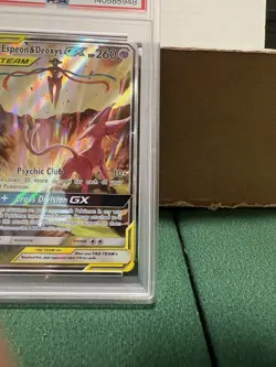 Pokemon TCG: Black Star Promo #SM240 Espeon & Deoxys Gx Prm-Tag Team PSA 9, MINT - Image 4