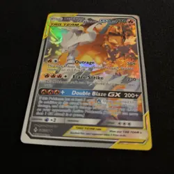 Pokemon TCG Reshiram Charizard GX Card Tag Team GX All Stars Ace - Image 2