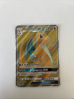 Pokemon TCG Dragonite GX Dragon Majesty 67/70 Regular Full Art Ultra Rare - Image 1
