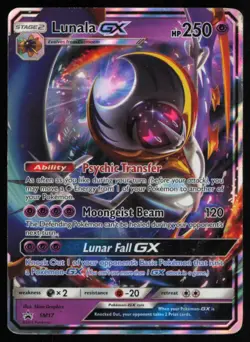 2017 SUN & MOON, PROMOS - SUN & MOON PROMOS LUNALA-GX STAGE 2/PROMO #SM17 - Image 1