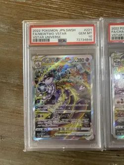 PSA10 Charizard 212/172 Mewtwo 221/172 SAR VSTAR Universe Pokemon Card Japanese - Image 3