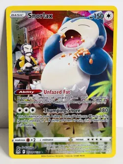 Snorlax TG10/TG30 Lost Origin - Pokemon Trainer Gallery Holo Card - Image 1
