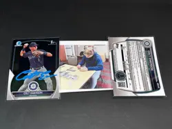 Colt Emerson Mariners Signed 2023 Bowman Draft 1st Chrome Beckett Holo Paint * - Image 1