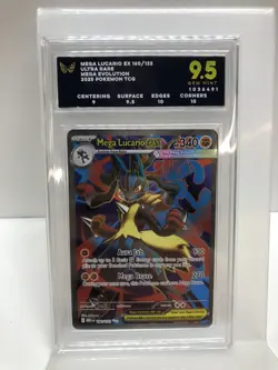 Mega Lucario EX 160/132 Ark 9.5 2025 Ultra Rare Holo Mega Evolution Pokemon - Image 1