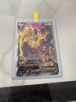 Pokemon TCG Jolteon v SWSH183 Black Star Promo Card Near Mint - Image 1