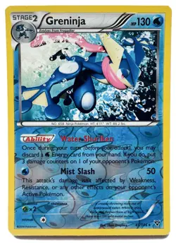 Pokemon Greninja XY Base Set 41/146 -- Reverse Holofoil - Image 1