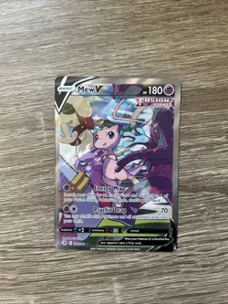 Pokemon Mew TCG Full Art Ultra Rare Card v Fusion Strike 251/264 Holo Near Mint - Image 1