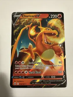 Charizard V (018/159) [Sword & Shield: Crown Zenith] Near Mint Holofoil - Image 1