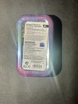 Pokemon TCG: S&V Prismatic Evolutions Vaporeon Mini Tin (2 Packs) New & Sealed - Image 2