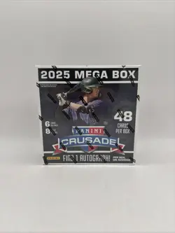 Panini Crusade 2025 Mega Box Baseball Cards Factory Sealed - Image 1