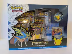Sealed Pokemon TCG: 2021 Celebrations Deluxe Pin Collection Box - Zacian LV.X - Image 1