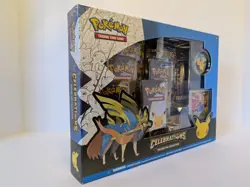 Sealed Pokemon TCG: 2021 Celebrations Deluxe Pin Collection Box - Zacian LV.X - Image 2
